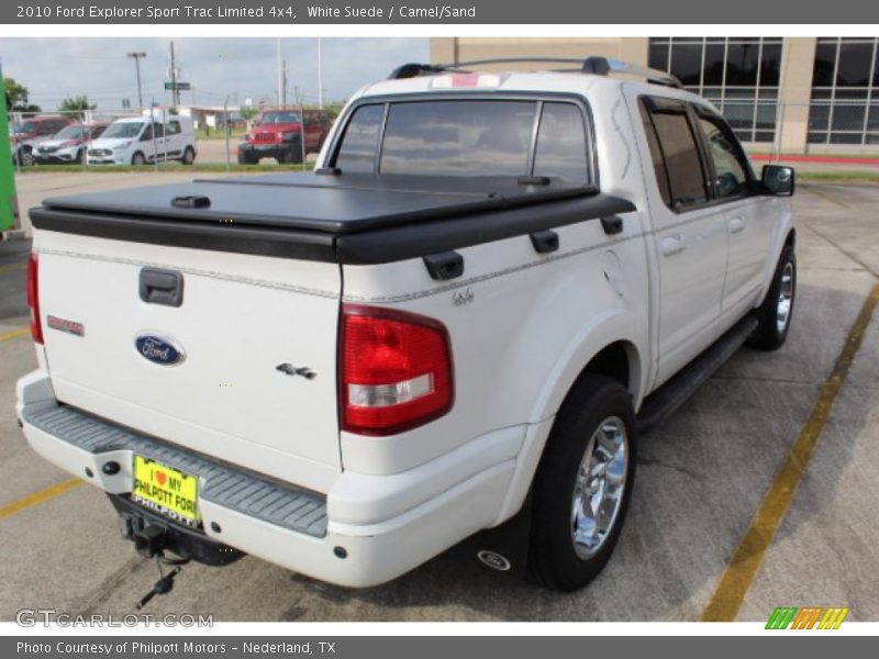 White Suede / Camel/Sand 2010 Ford Explorer Sport Trac Limited 4x4
