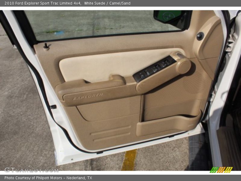 White Suede / Camel/Sand 2010 Ford Explorer Sport Trac Limited 4x4
