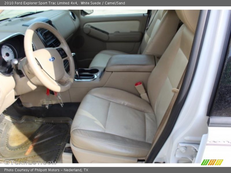 White Suede / Camel/Sand 2010 Ford Explorer Sport Trac Limited 4x4