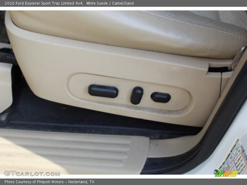 White Suede / Camel/Sand 2010 Ford Explorer Sport Trac Limited 4x4