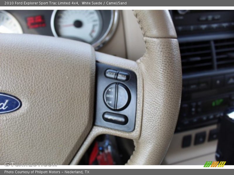 White Suede / Camel/Sand 2010 Ford Explorer Sport Trac Limited 4x4