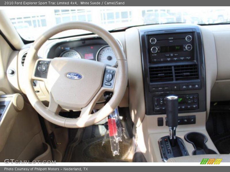 White Suede / Camel/Sand 2010 Ford Explorer Sport Trac Limited 4x4