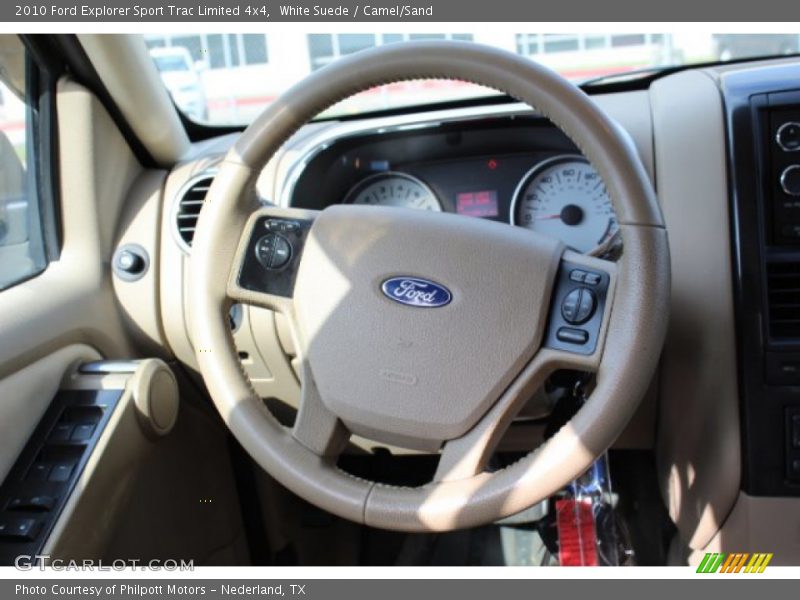 White Suede / Camel/Sand 2010 Ford Explorer Sport Trac Limited 4x4