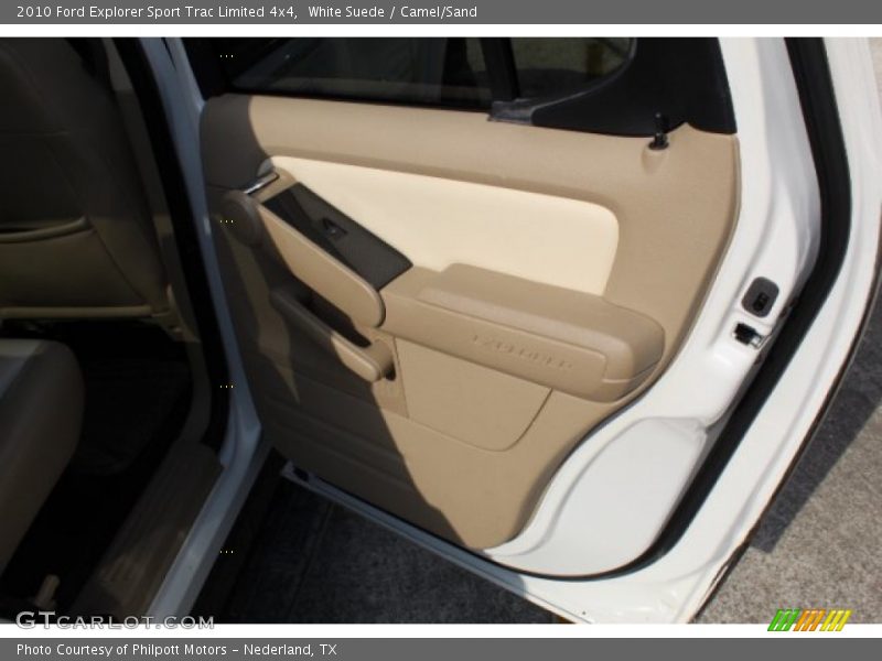 White Suede / Camel/Sand 2010 Ford Explorer Sport Trac Limited 4x4