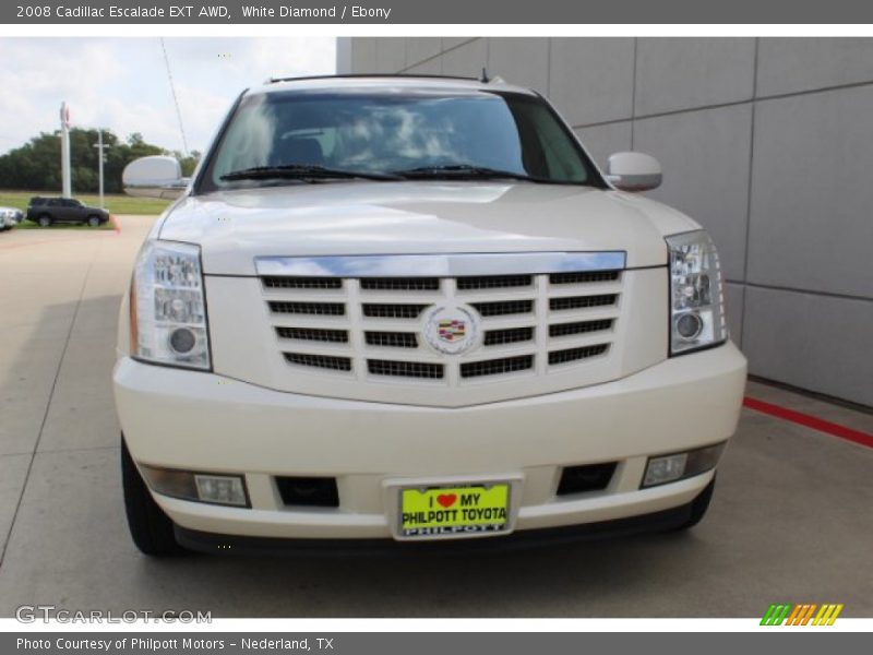 White Diamond / Ebony 2008 Cadillac Escalade EXT AWD