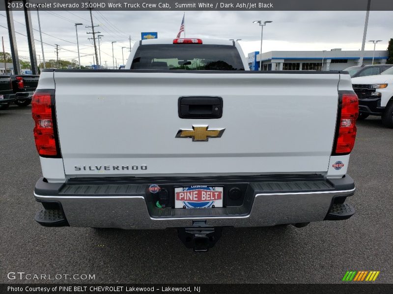 Summit White / Dark Ash/Jet Black 2019 Chevrolet Silverado 3500HD Work Truck Crew Cab
