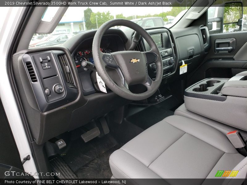 Summit White / Dark Ash/Jet Black 2019 Chevrolet Silverado 3500HD Work Truck Crew Cab
