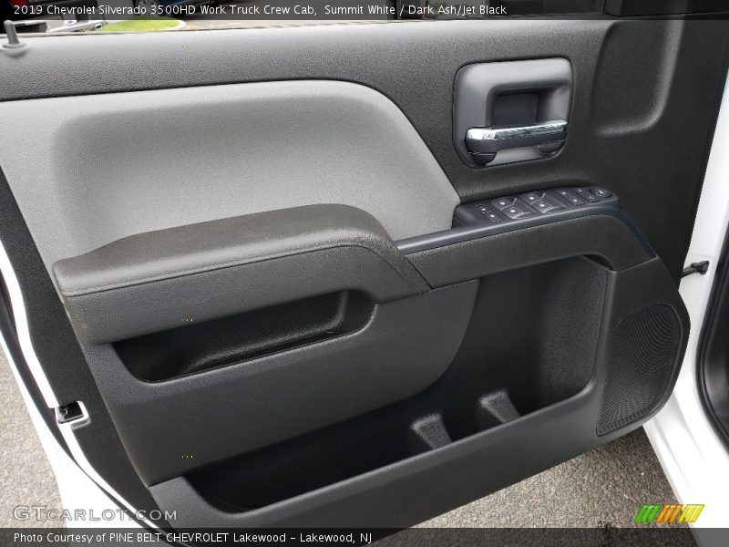 Summit White / Dark Ash/Jet Black 2019 Chevrolet Silverado 3500HD Work Truck Crew Cab