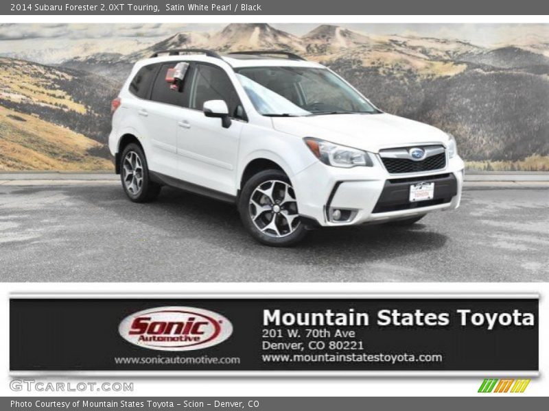 Satin White Pearl / Black 2014 Subaru Forester 2.0XT Touring