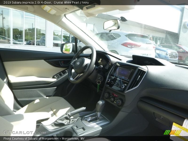 Crystal White Pearl / Ivory 2019 Subaru Impreza 2.0i 4-Door