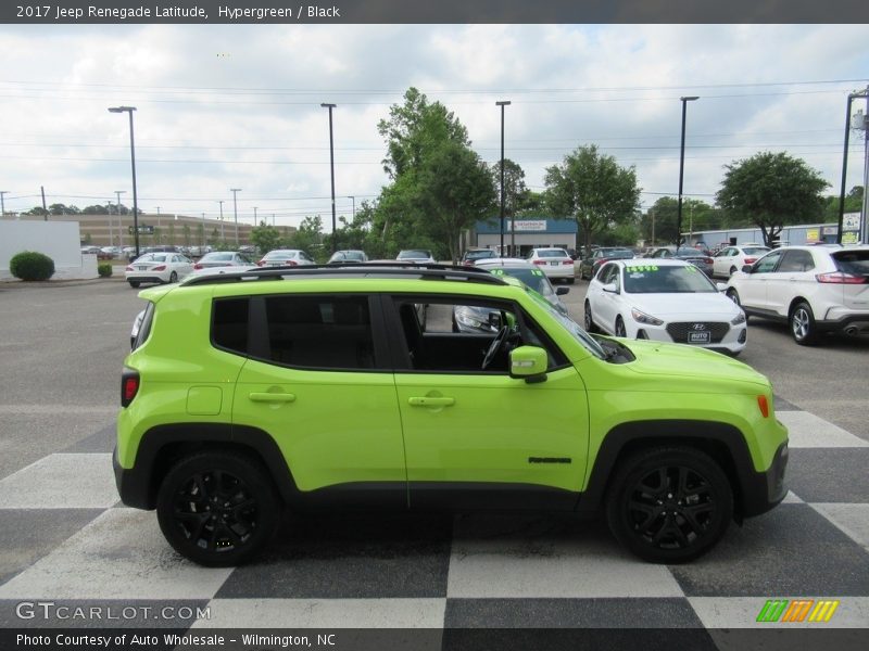 Hypergreen / Black 2017 Jeep Renegade Latitude