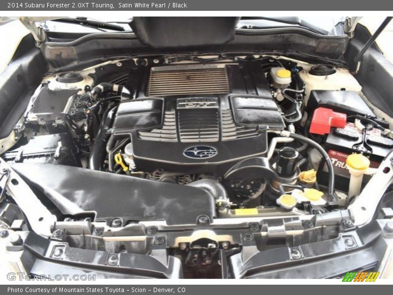 Satin White Pearl / Black 2014 Subaru Forester 2.0XT Touring