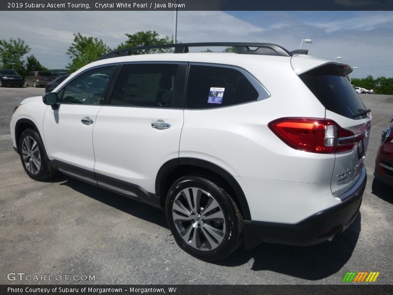 Crystal White Pearl / Java Brown 2019 Subaru Ascent Touring