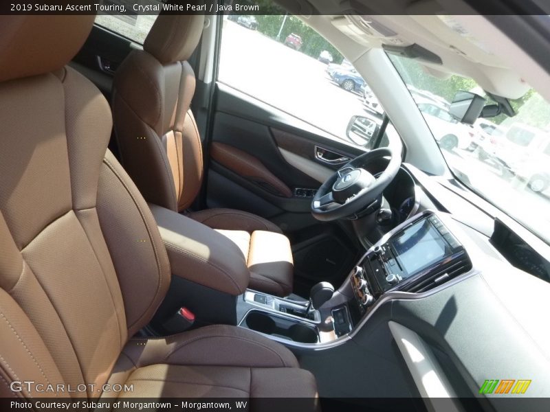 Crystal White Pearl / Java Brown 2019 Subaru Ascent Touring