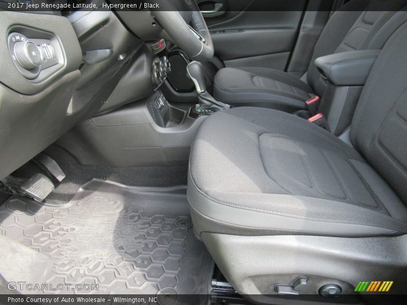Hypergreen / Black 2017 Jeep Renegade Latitude