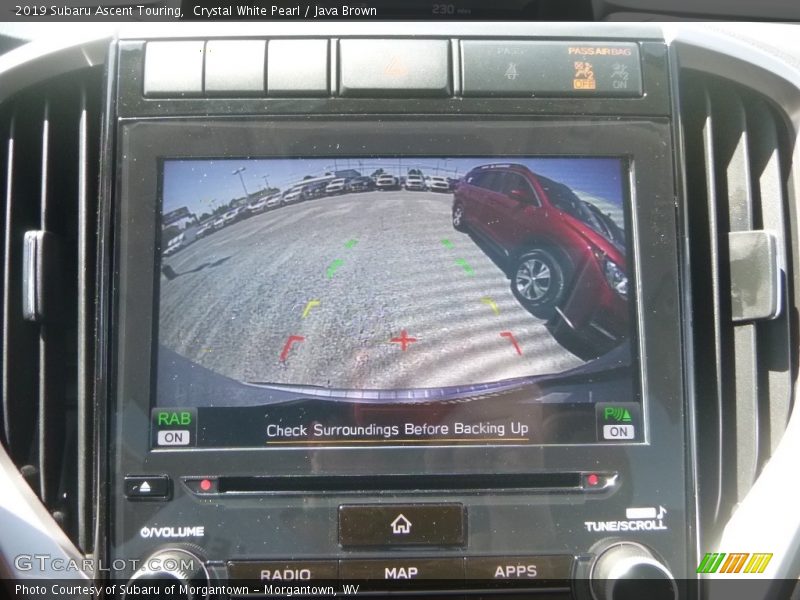 Crystal White Pearl / Java Brown 2019 Subaru Ascent Touring