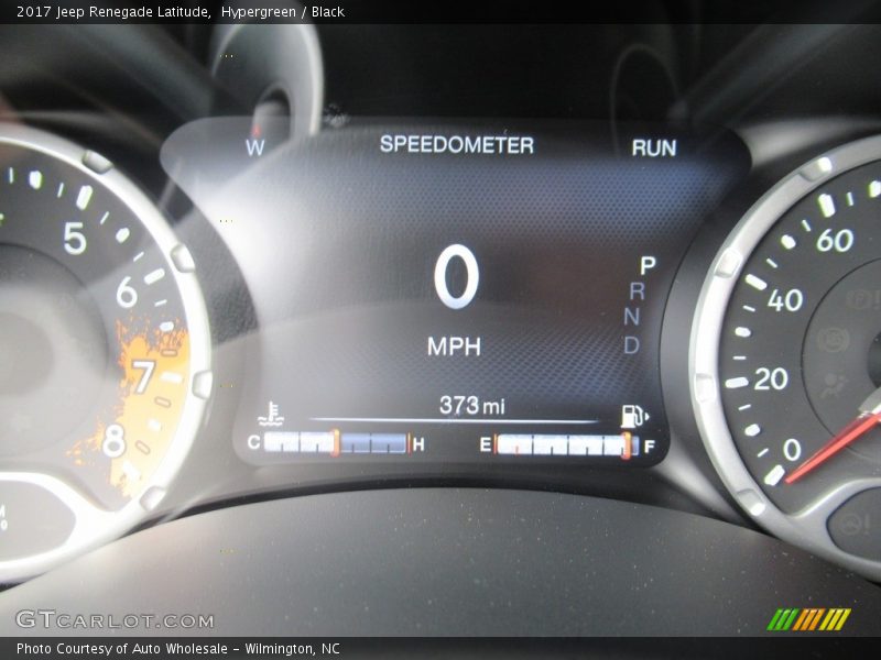 Hypergreen / Black 2017 Jeep Renegade Latitude