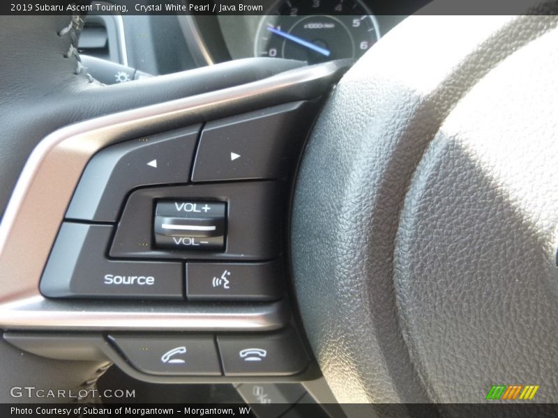 Crystal White Pearl / Java Brown 2019 Subaru Ascent Touring