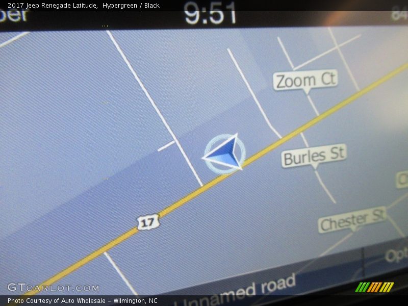 Hypergreen / Black 2017 Jeep Renegade Latitude