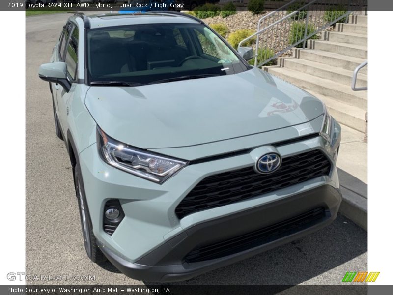 Lunar Rock / Light Gray 2019 Toyota RAV4 XLE AWD Hybrid
