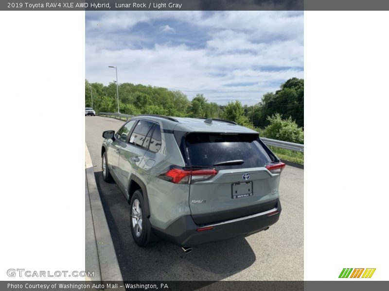Lunar Rock / Light Gray 2019 Toyota RAV4 XLE AWD Hybrid