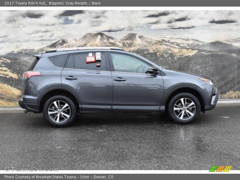 Magnetic Gray Metallic / Black 2017 Toyota RAV4 XLE