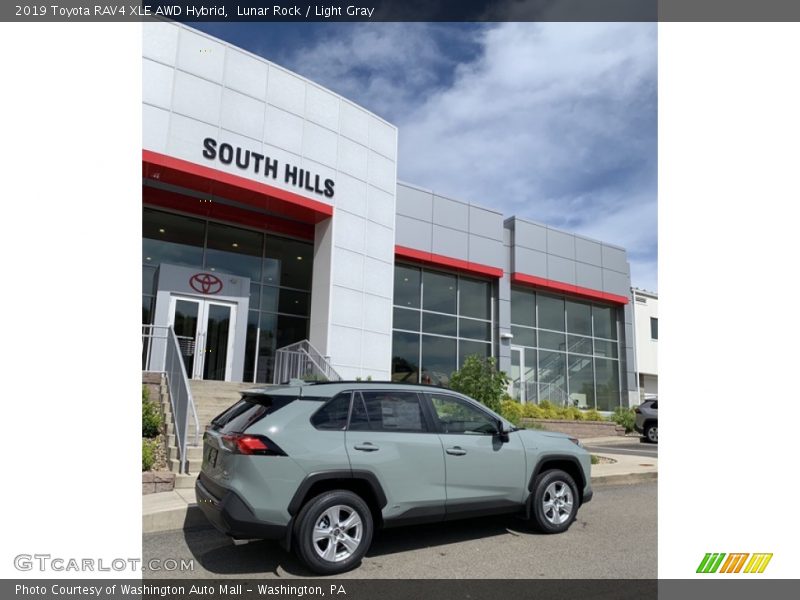 Lunar Rock / Light Gray 2019 Toyota RAV4 XLE AWD Hybrid