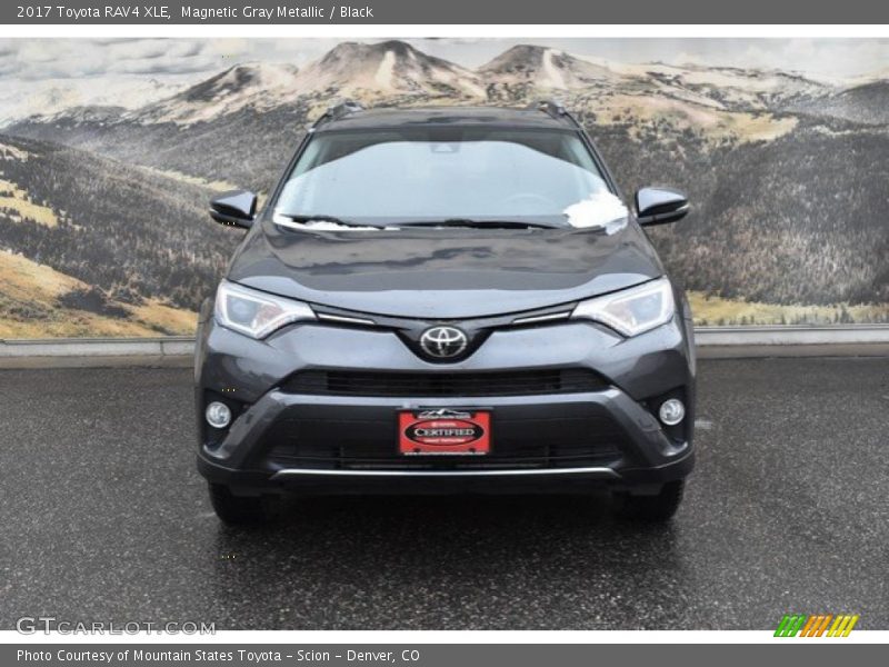 Magnetic Gray Metallic / Black 2017 Toyota RAV4 XLE
