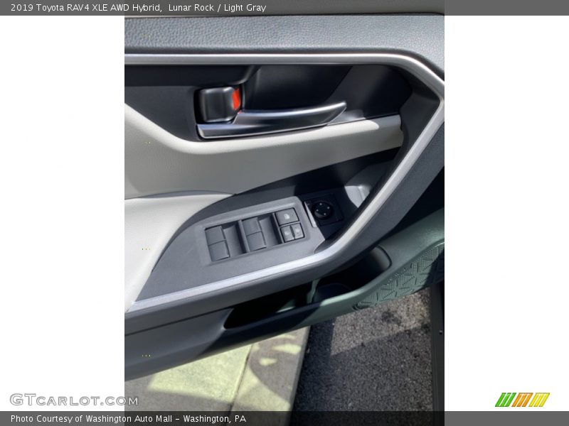 Lunar Rock / Light Gray 2019 Toyota RAV4 XLE AWD Hybrid