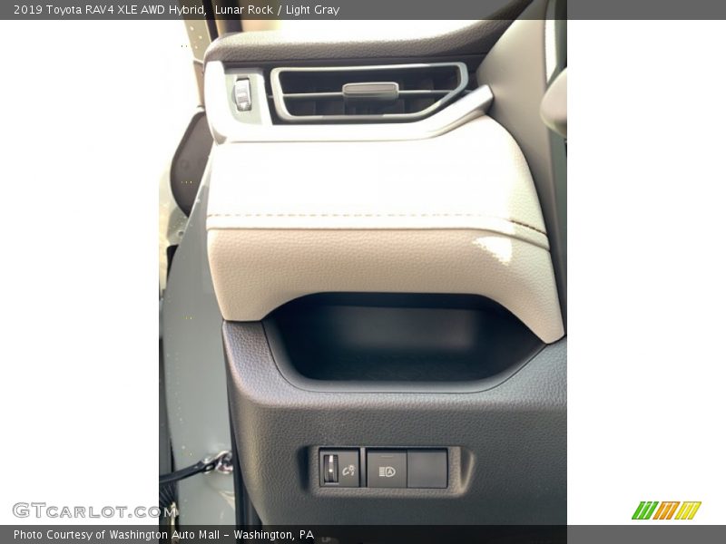 Lunar Rock / Light Gray 2019 Toyota RAV4 XLE AWD Hybrid
