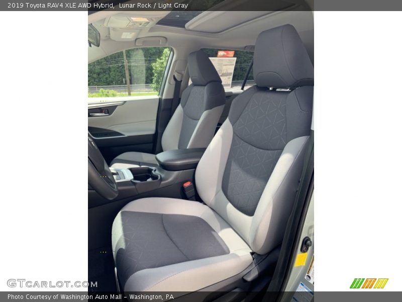 Lunar Rock / Light Gray 2019 Toyota RAV4 XLE AWD Hybrid