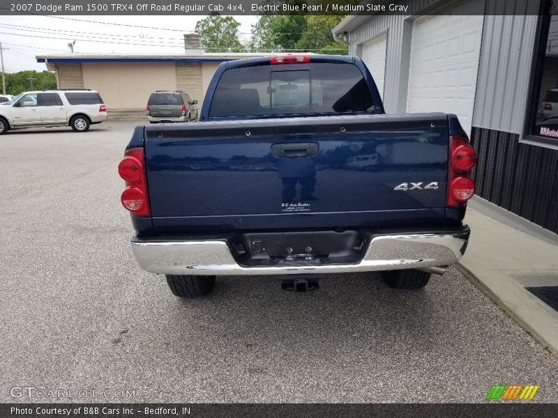 Electric Blue Pearl / Medium Slate Gray 2007 Dodge Ram 1500 TRX4 Off Road Regular Cab 4x4