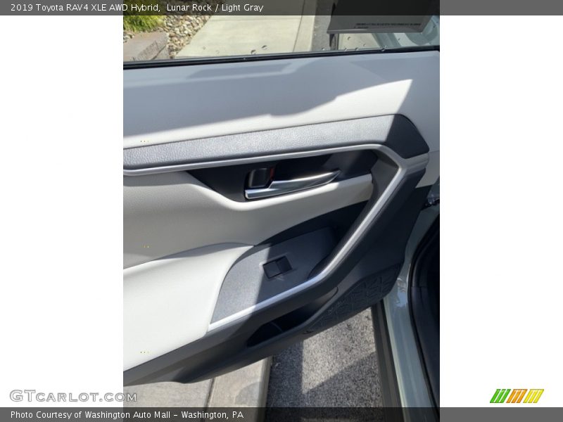 Lunar Rock / Light Gray 2019 Toyota RAV4 XLE AWD Hybrid