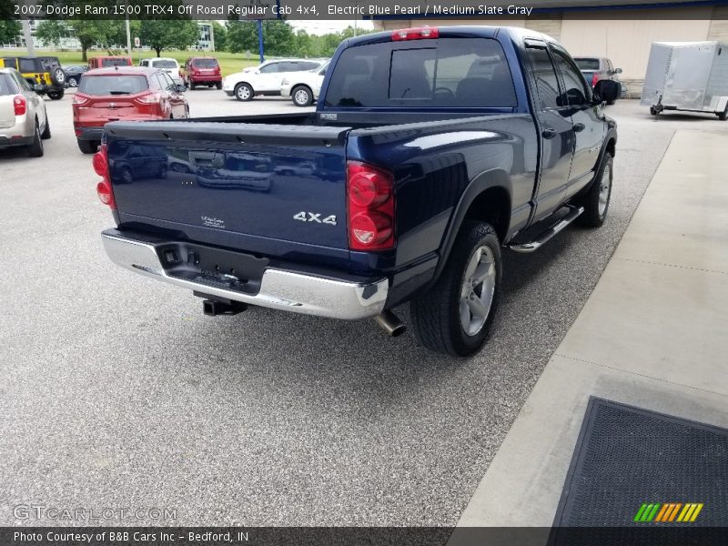 Electric Blue Pearl / Medium Slate Gray 2007 Dodge Ram 1500 TRX4 Off Road Regular Cab 4x4