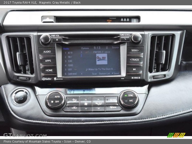 Magnetic Gray Metallic / Black 2017 Toyota RAV4 XLE