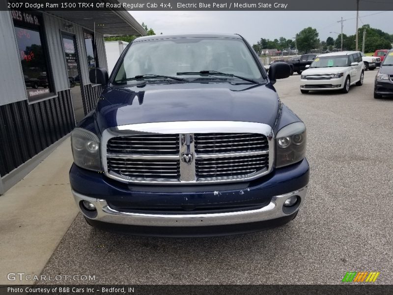 Electric Blue Pearl / Medium Slate Gray 2007 Dodge Ram 1500 TRX4 Off Road Regular Cab 4x4