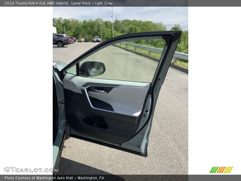 Lunar Rock / Light Gray 2019 Toyota RAV4 XLE AWD Hybrid