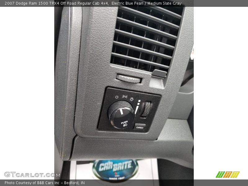 Electric Blue Pearl / Medium Slate Gray 2007 Dodge Ram 1500 TRX4 Off Road Regular Cab 4x4