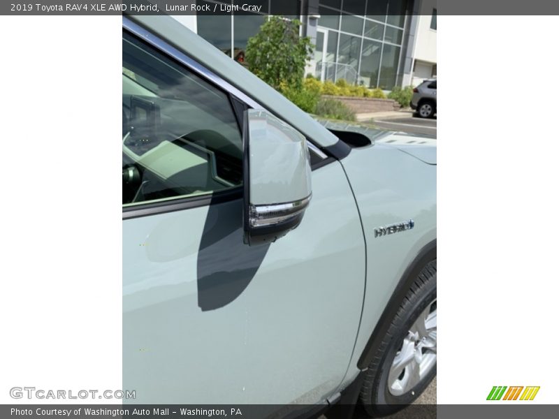 Lunar Rock / Light Gray 2019 Toyota RAV4 XLE AWD Hybrid