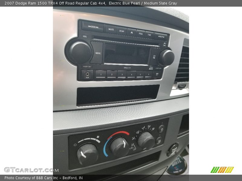 Electric Blue Pearl / Medium Slate Gray 2007 Dodge Ram 1500 TRX4 Off Road Regular Cab 4x4