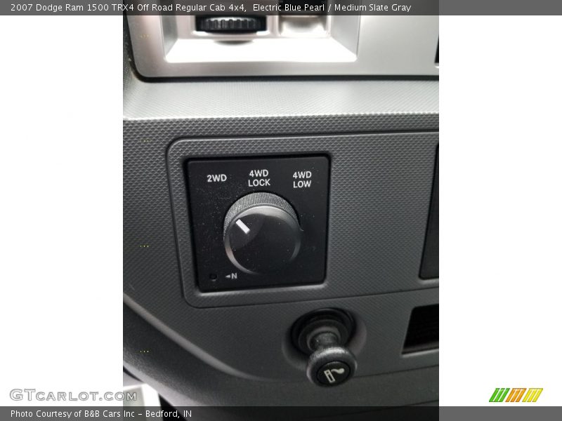 Electric Blue Pearl / Medium Slate Gray 2007 Dodge Ram 1500 TRX4 Off Road Regular Cab 4x4