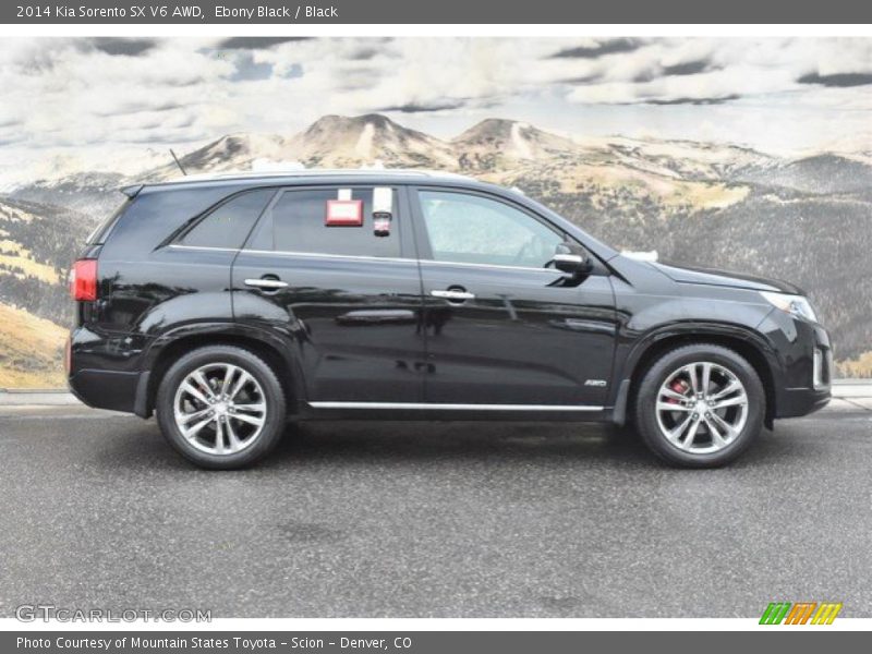 Ebony Black / Black 2014 Kia Sorento SX V6 AWD