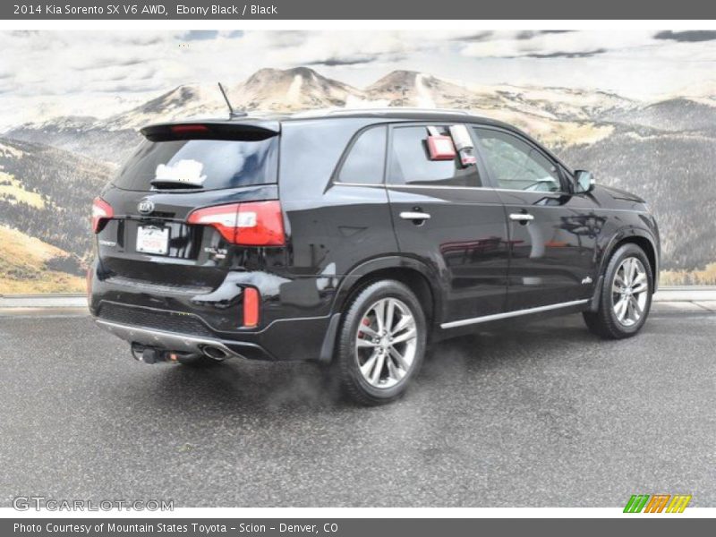 Ebony Black / Black 2014 Kia Sorento SX V6 AWD