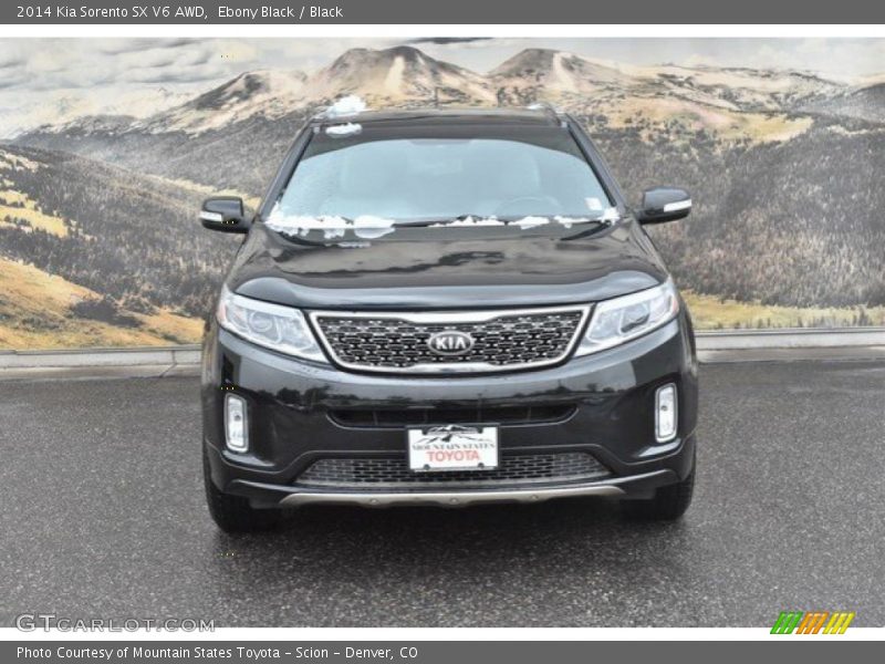 Ebony Black / Black 2014 Kia Sorento SX V6 AWD