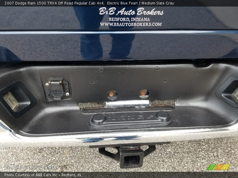 Electric Blue Pearl / Medium Slate Gray 2007 Dodge Ram 1500 TRX4 Off Road Regular Cab 4x4
