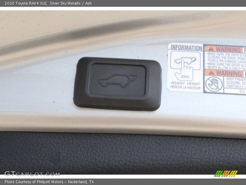 Silver Sky Metallic / Ash 2016 Toyota RAV4 XLE