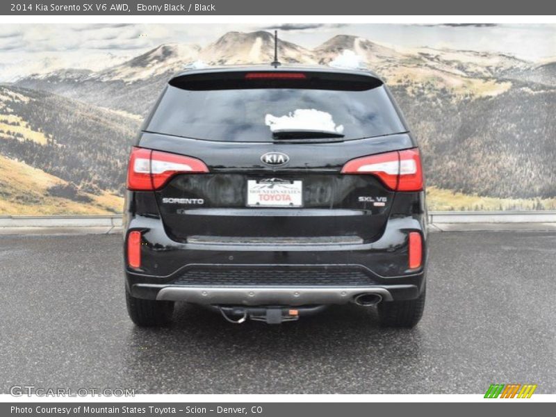 Ebony Black / Black 2014 Kia Sorento SX V6 AWD