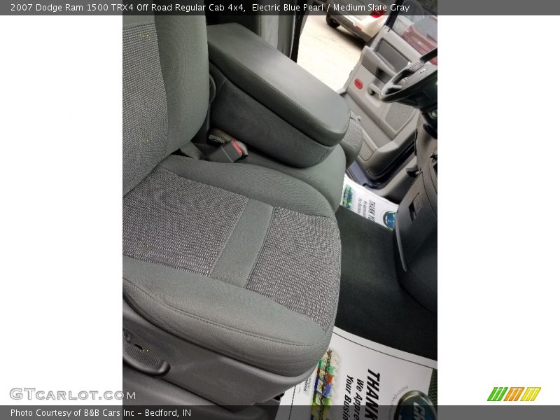 Electric Blue Pearl / Medium Slate Gray 2007 Dodge Ram 1500 TRX4 Off Road Regular Cab 4x4