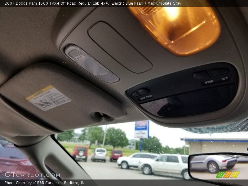 Electric Blue Pearl / Medium Slate Gray 2007 Dodge Ram 1500 TRX4 Off Road Regular Cab 4x4