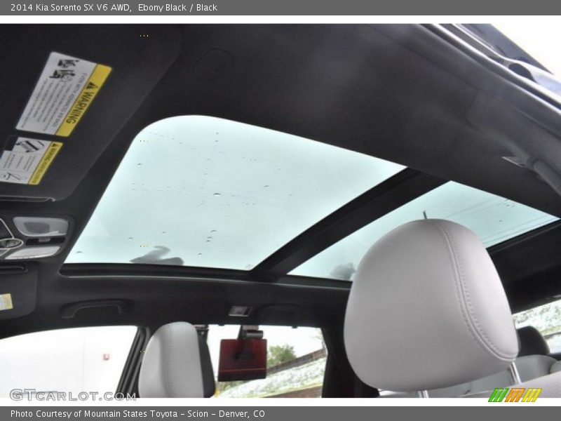 Ebony Black / Black 2014 Kia Sorento SX V6 AWD